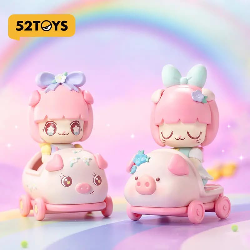 52toys Kimmy & Miki Baby Bumper Car Series Blind Box - Giocattolo da Collezione Ufficiale di Tendenza per Collezionisti di Giocattoli, Esposizione e Decorazione