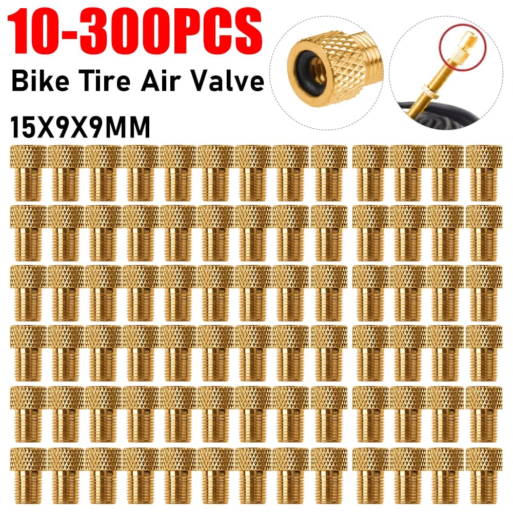 5-50PCS Convertitore valvola bici Presta a Schrader Adattatori Pompa bicicletta Adattatore pneumatico Connettori valvola pneumatico in alluminio Parte bicicletta