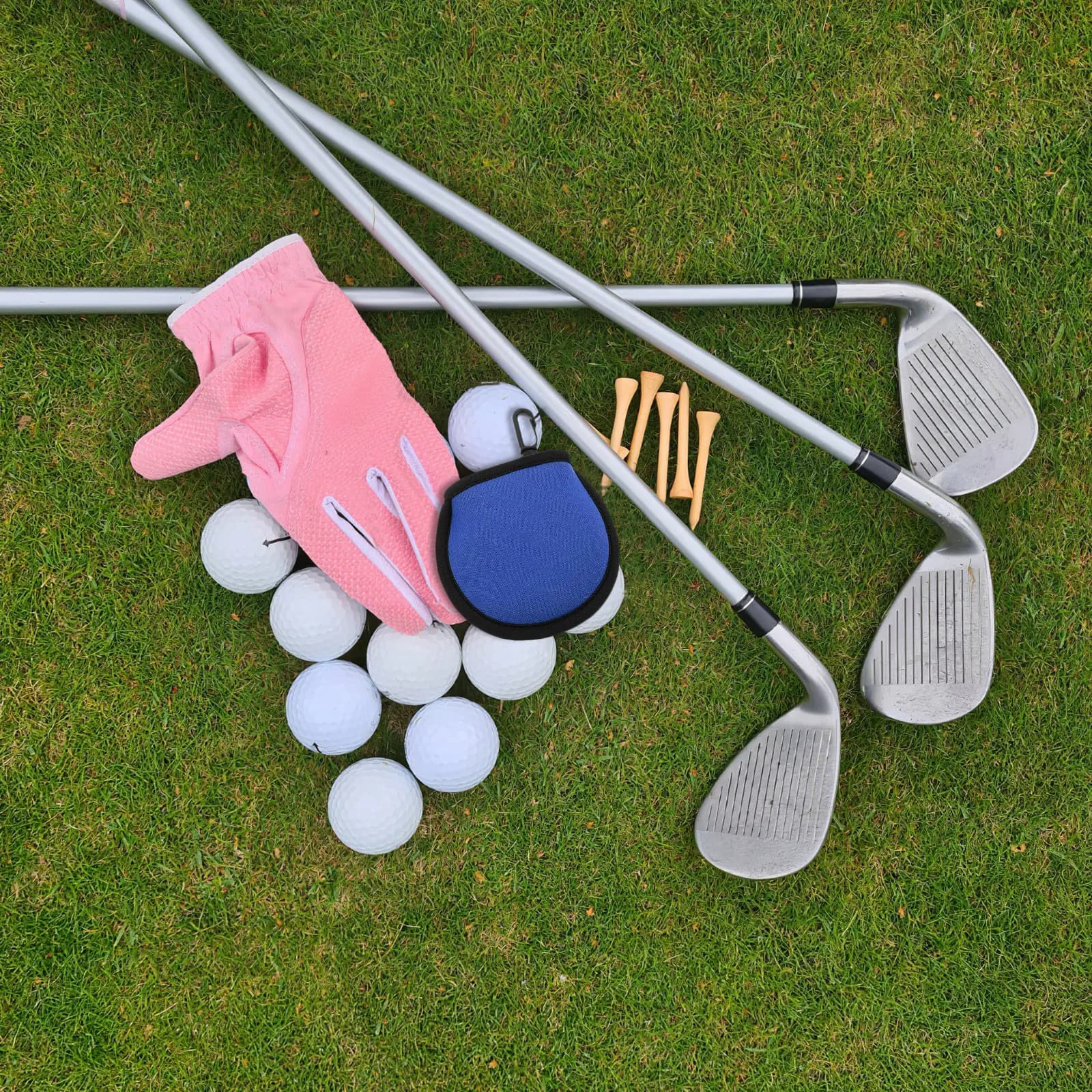 Custodia per Palline da Golf in Neoprene con Protezione Interna e Funzione di Pulizia Integrata, Porta Palline da Golf Portatile per Esterni
