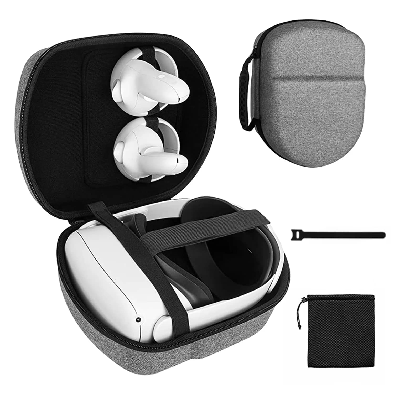 Borsa portaoggetti per occhiali Quest 3/2 VR, borsa tote, scatola protettiva per cuffie Meta Quest3/2 adatta alla custodia Quest 2/Meta Quest 3