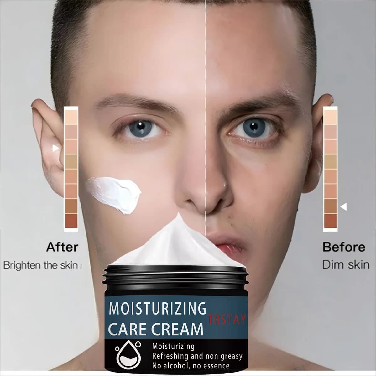Crema per il viso Controllo dell'olio Uomini Lift Antirughe Rassodante Ridurre i pori Acne Crema da giorno Idratante Sbiancante