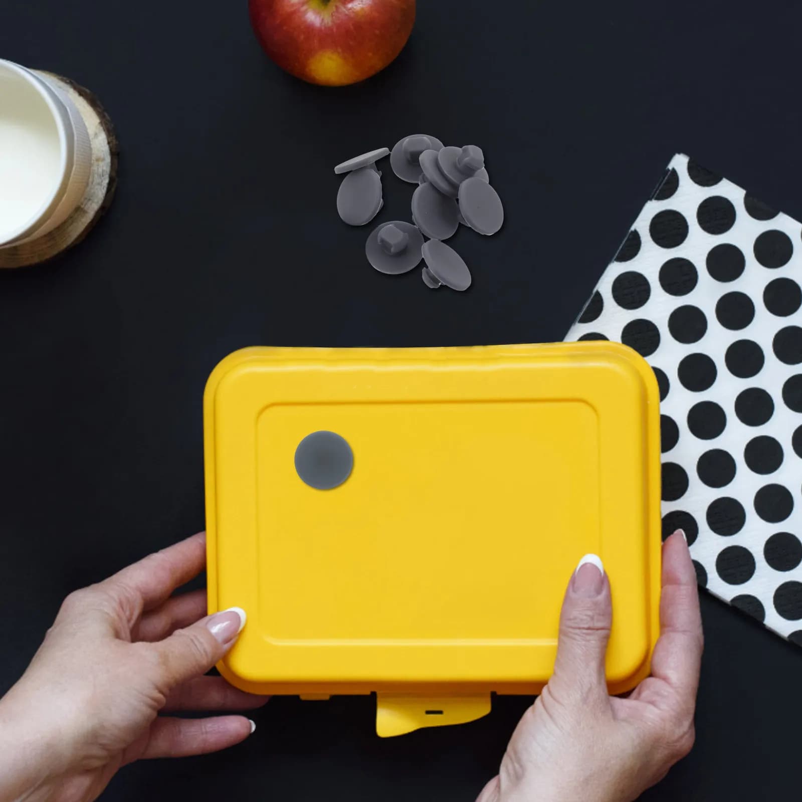 10Pcs White Silicone Lunch Box Vent Plug Replacement - Leakproof Steam Release Valve Stopper for Insulated Bento Box Rice