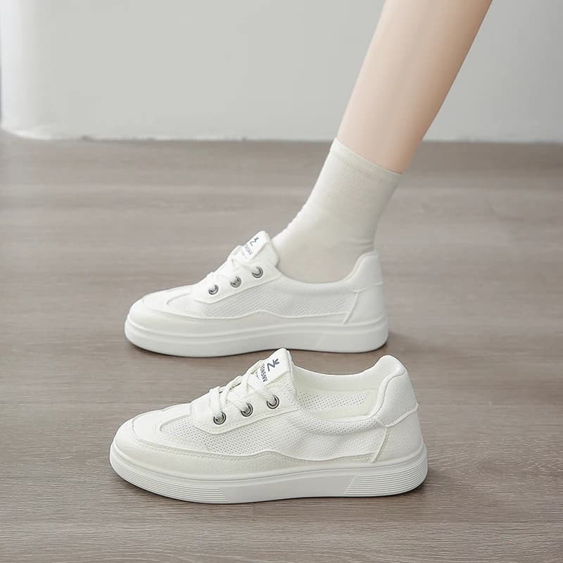 Campus Youth Daily Unisex Breathable Mesh Shoes Fresh Tone Appearance Flexible Outbreak Teen Outdoor Activity Running Sneakers