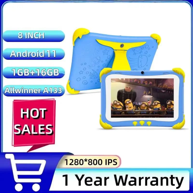 7 Inch Android Tablet for Children 2 GB of RAM 32 GB of ROM UMS312 Quad-Core Double Camera WIFI Bluetooth 4.2 1280*800 IPS