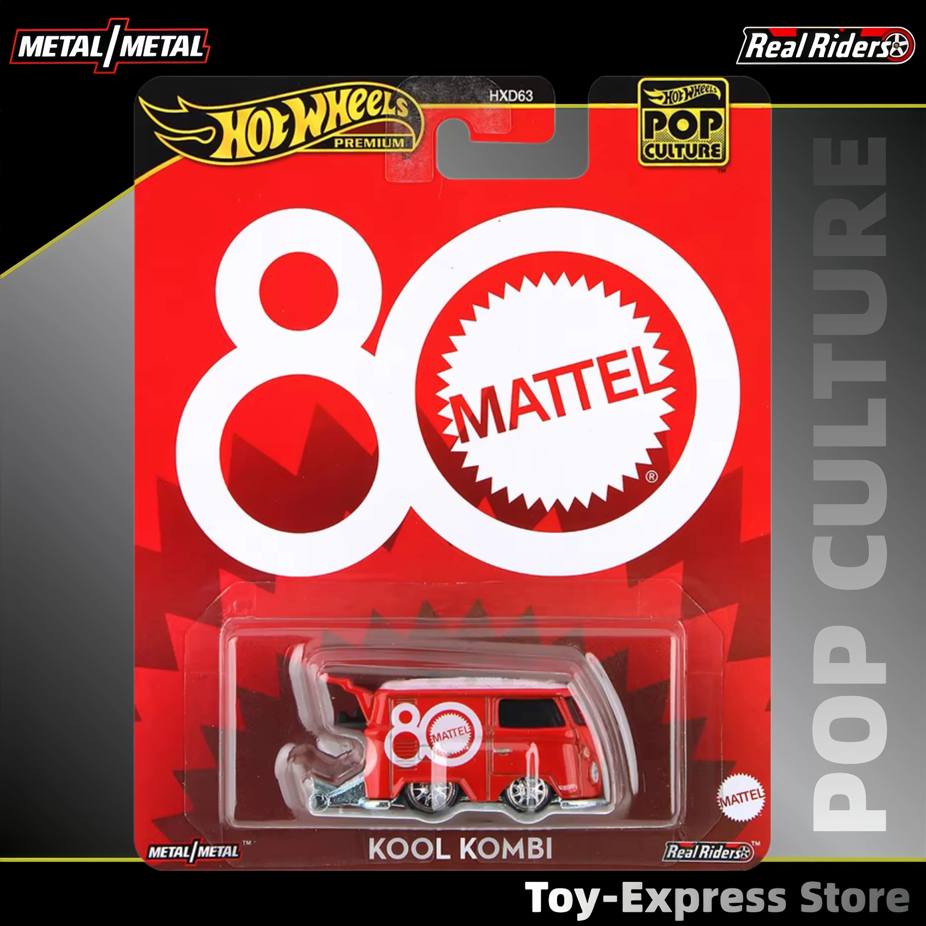 Hot Wheels Premium 2025 Pop Culture Kool Kombi Modellino Auto 1:64 Giocattoli per Bambini Hotwheels Regalo di Compleanno da Collezione
