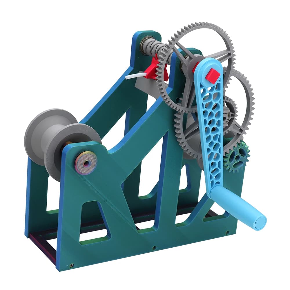 3D Filament Wire Winder Coiler | Hand Crank Spool Rewinding Machine | PETG/PLA/ABS Consumables Reel Organizer