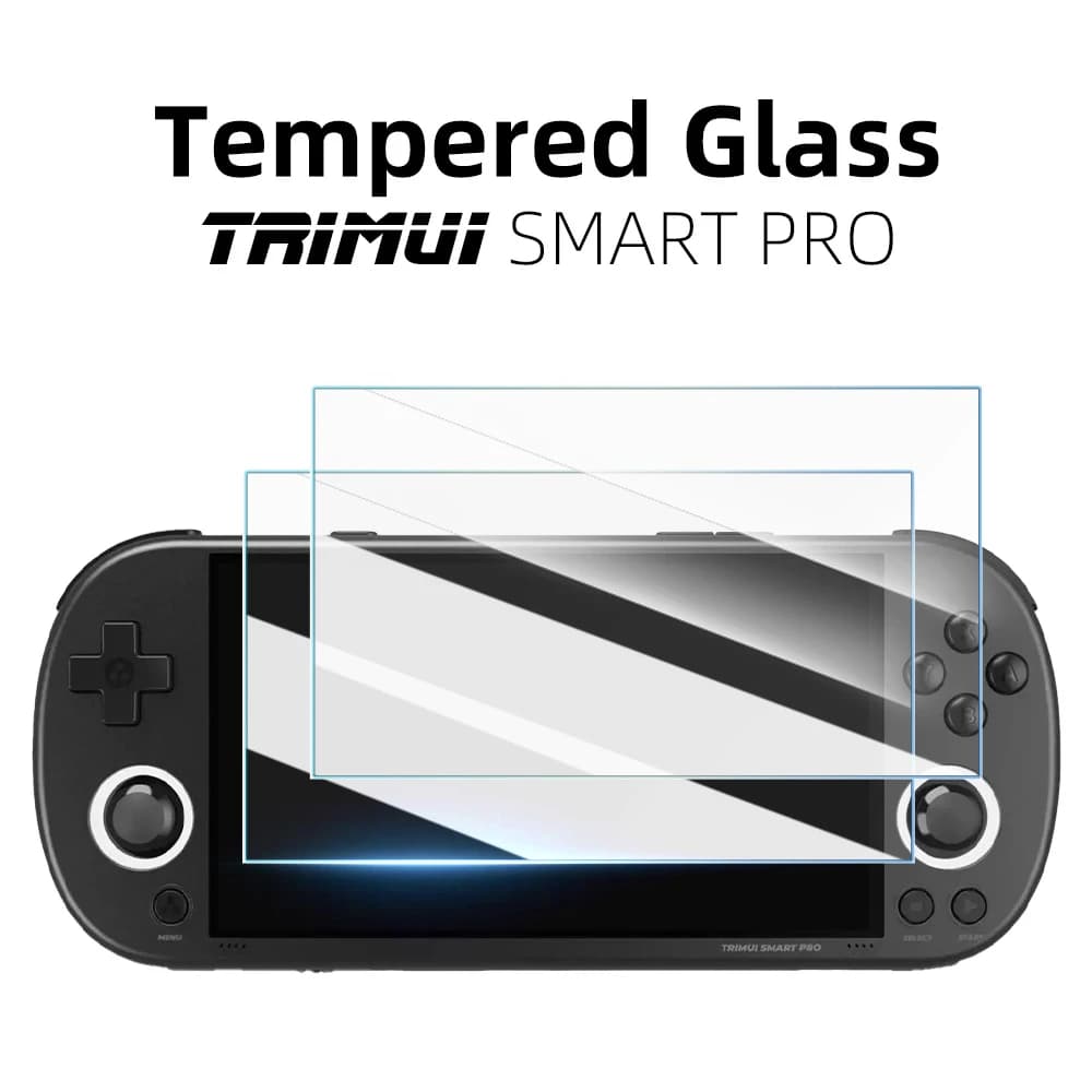 1/2/3Pcs Anti-Scratch Screen Protector Tempered Glass For Trimui Smart Pro Game Console Films 9H Hard Glass Gaming Accessories