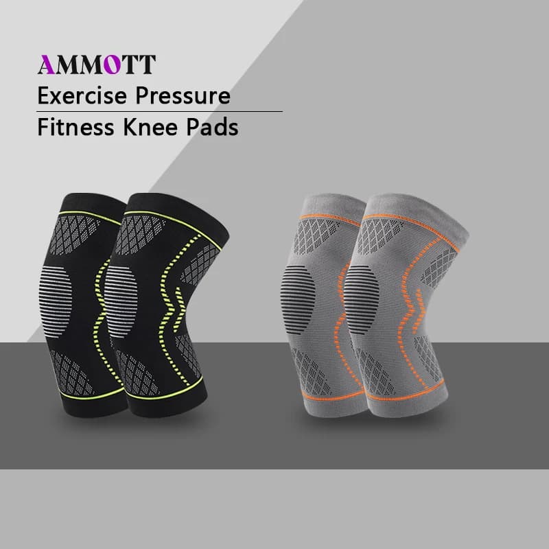1 paio di ginocchiere di supporto per compressione per strappo per uomini e donne, ginocchiere di supporto per allenamento, corsa, baketball