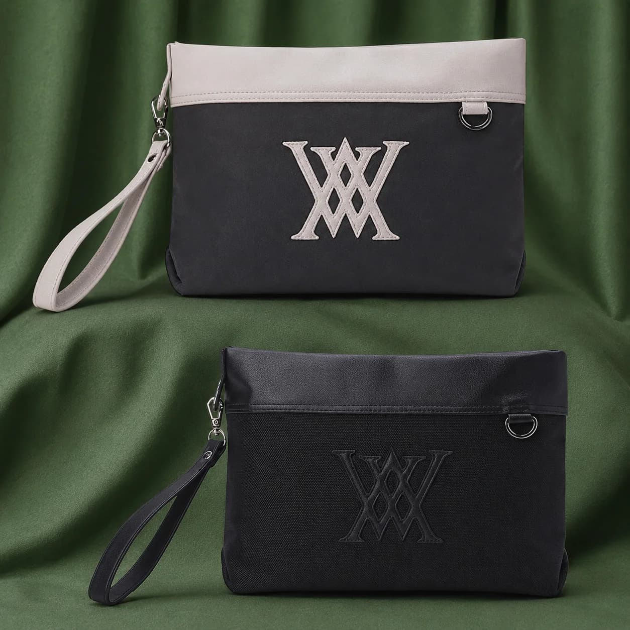 2026 Korean Style Golf Pouch Makeup Bag Portable Zipper Hand Bag Golf Accessories Storage Wash Bag for Women Men