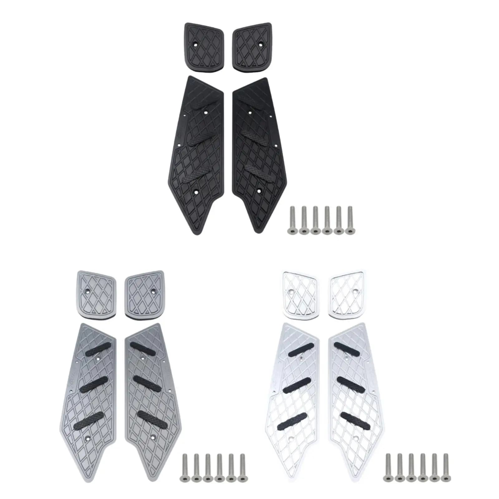 Set pedana pedale poggiapiedi in lega di alluminio per BMW C400x C400 assemblaggio semplice professionale leggero lavorato a CNC