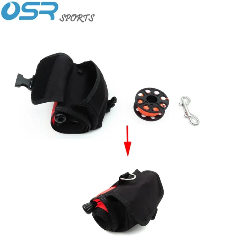 Osr Sports 3 In 1 Scuba Diving SMB Marker Buoy Surface Signal Tube Spool Reel Set Gear Accessories For Free Underwater Travel