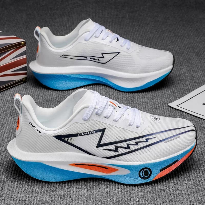 Men Running Shoes Sports Breathable Athletic Carbon Board Marathon Nonskid Sneakers Speciality Lightweight Women's Comfortable