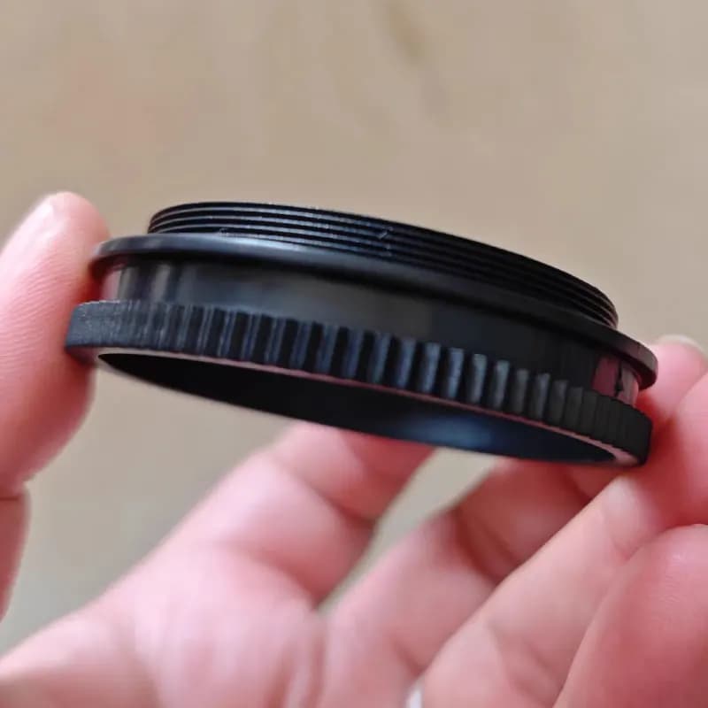 Adattatore per montaggio ad anello da 2ps 48MM dimensioni M48X0.75 per microscopio stereo che collega con lampada ad anello