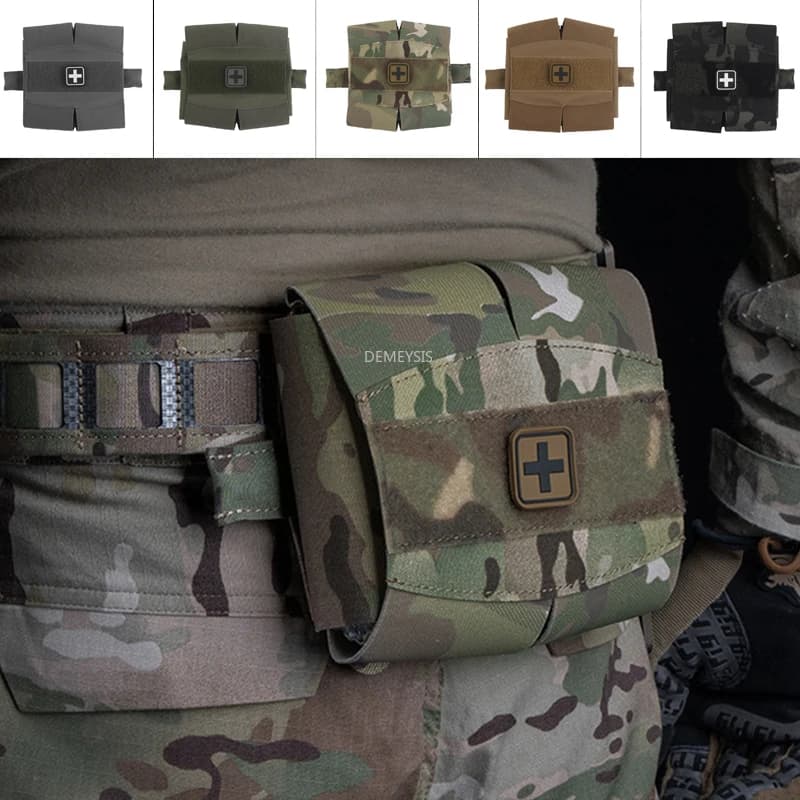 Custodia medica tattica MOLLE Kit di pronto soccorso a distribuzione rapida Borsa di emergenza di sicurezza di sopravvivenza Caccia Airsoft Sport EDC Marsupio