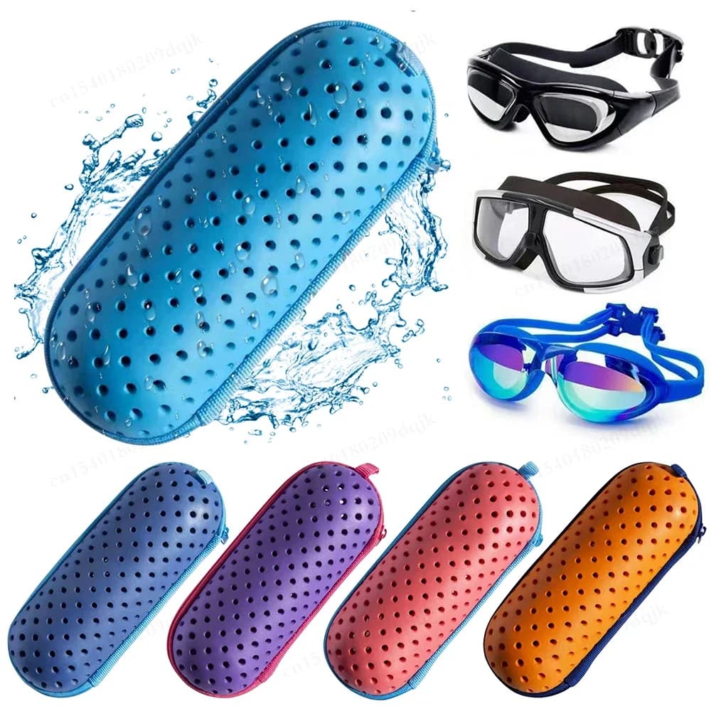 Soft Swim Glass Holder EVA Breathable Myopia Eyewear Sunglasses Organizer Glass Accessories Glass Box