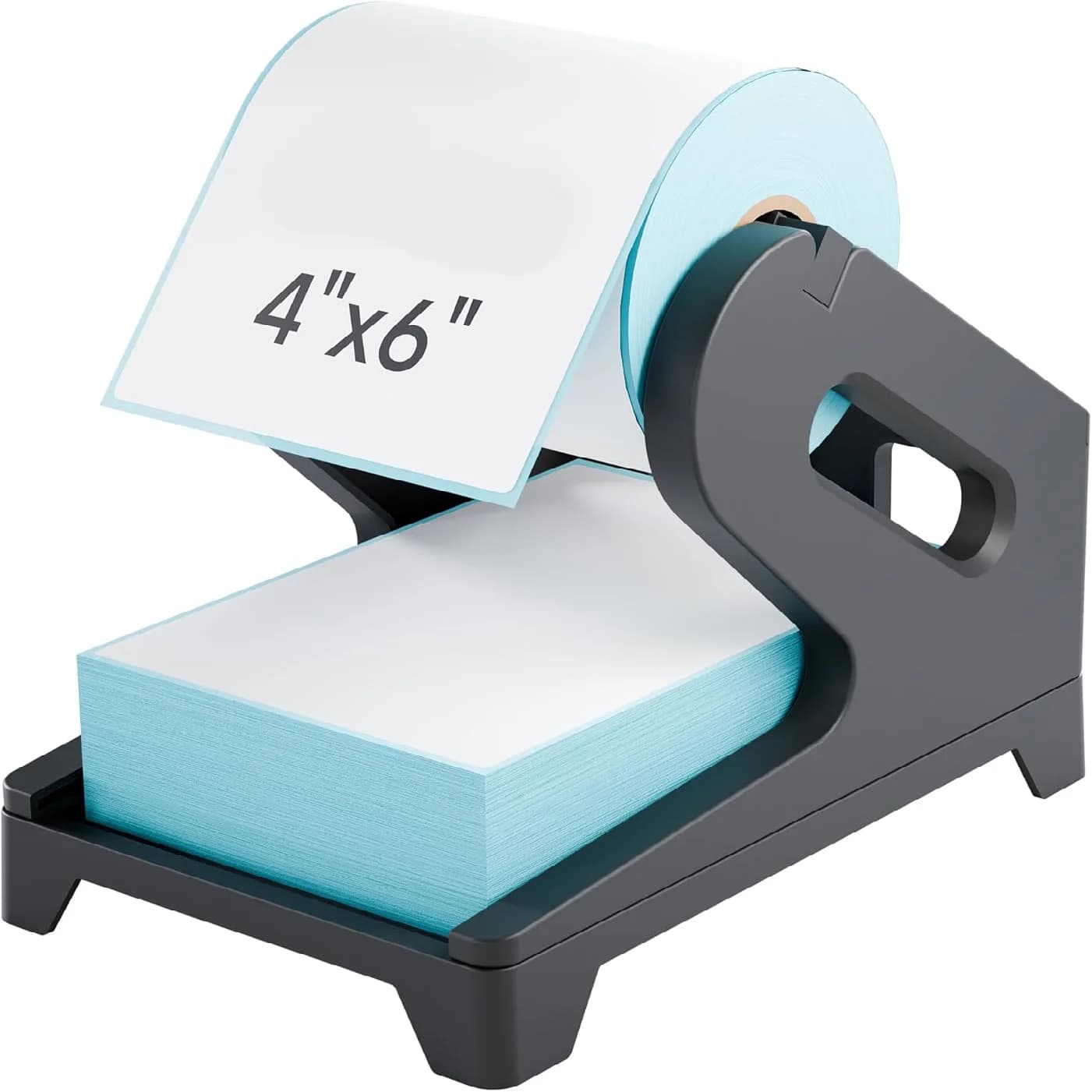 Porta etichette Etichetta termica per rotoli Etichette Fanfold Supporto per etichette di spedizione 2 in 1 Stampante da tavolo Applicare alla stampante termica da tavolo