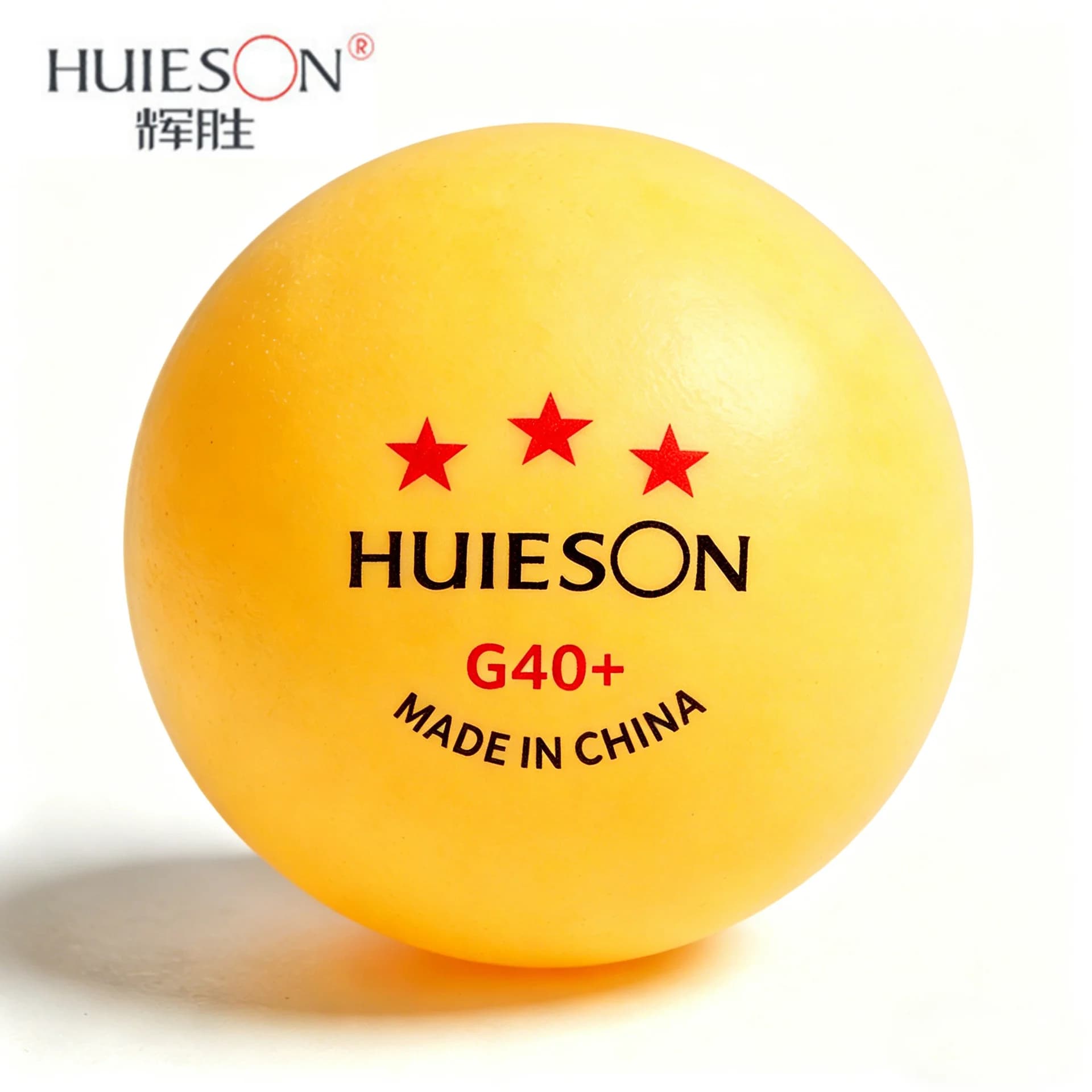 100Pcs Huieson Official New ABS Plastic Table Tennis Balls 3 Star 2.8g 40+mm Ping Pong Balls for Match Training Balls