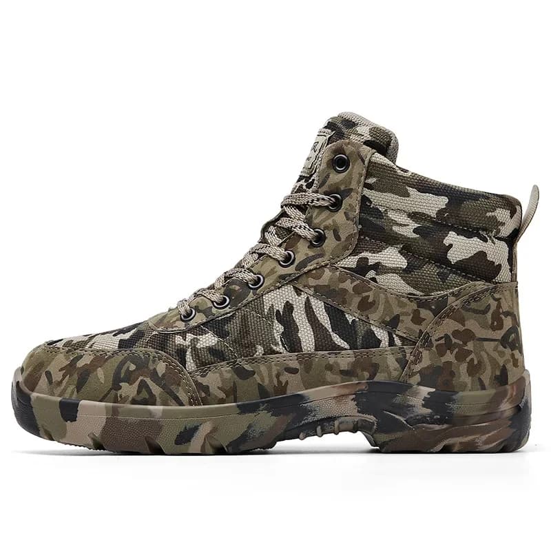 Stivali da uomo scarpe da combattimento invernali per uomo Sport all'aria aperta Climb Mountains Cross Country Camouflage Sneakers da uomo masculinos
