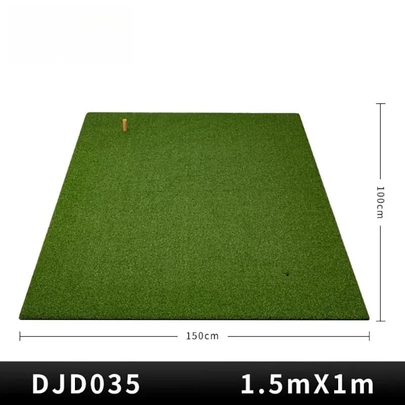 Tappetino per erba per pratica di golf, tappetino per colpire allenamento per interni ed esterni 1 * 1,25 m, tappetino da golf per cortile con accessorio per aiuti per tee DJD035
