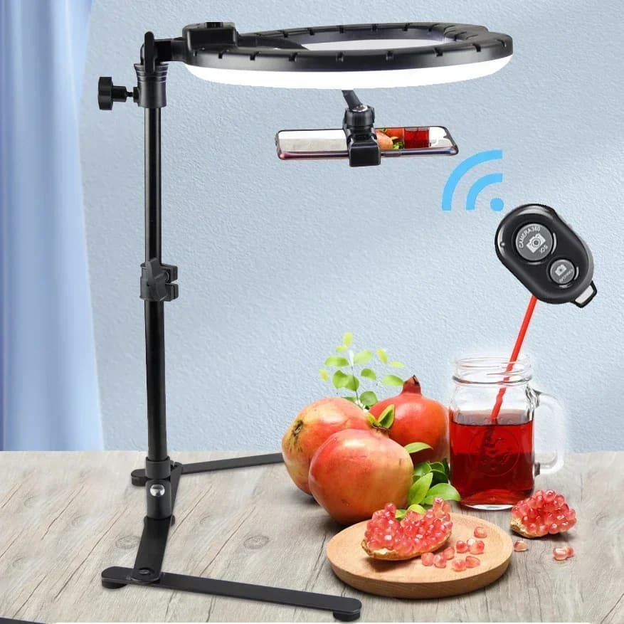Universal support for mobile phone for live streaming photography Light for phone Ringlight Support for tripod Photo Video LED ring lamp