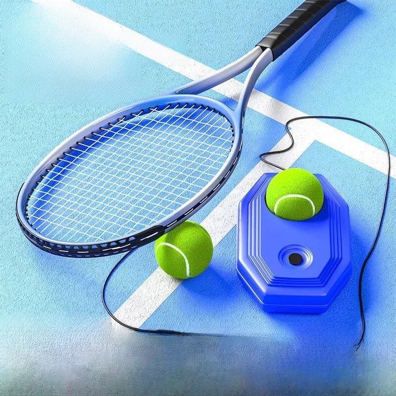 Automatic Return Badminton Racket Trainer Tennis Training Device with String Integrated Design for Beginners Children