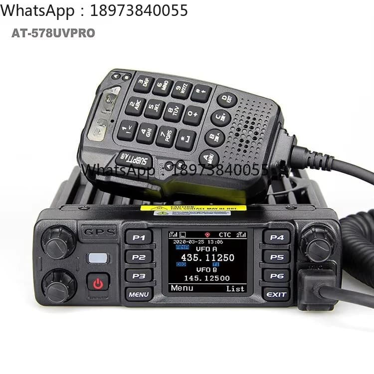 Radio mobile DMR dual band Anytone 578UV PRO con ricetrasmettitore radio amatoriale GPS VHF UHF con walkie-talkie a lungo raggio