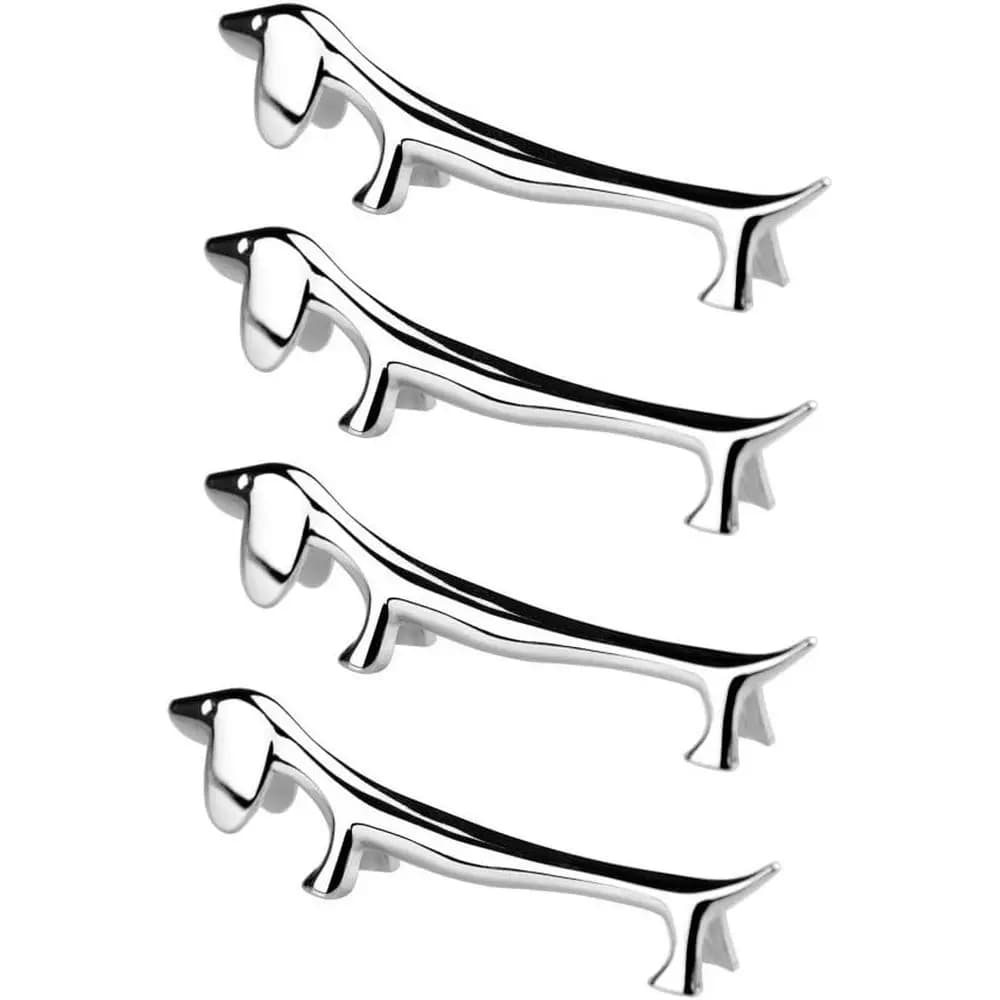 4 Pieces Chopsticks Holder Rest Pillow Zinc Alloy Chopstick Rack Stand Spoon Fork Tableware Brush Kitchen Table Decoration Dachs