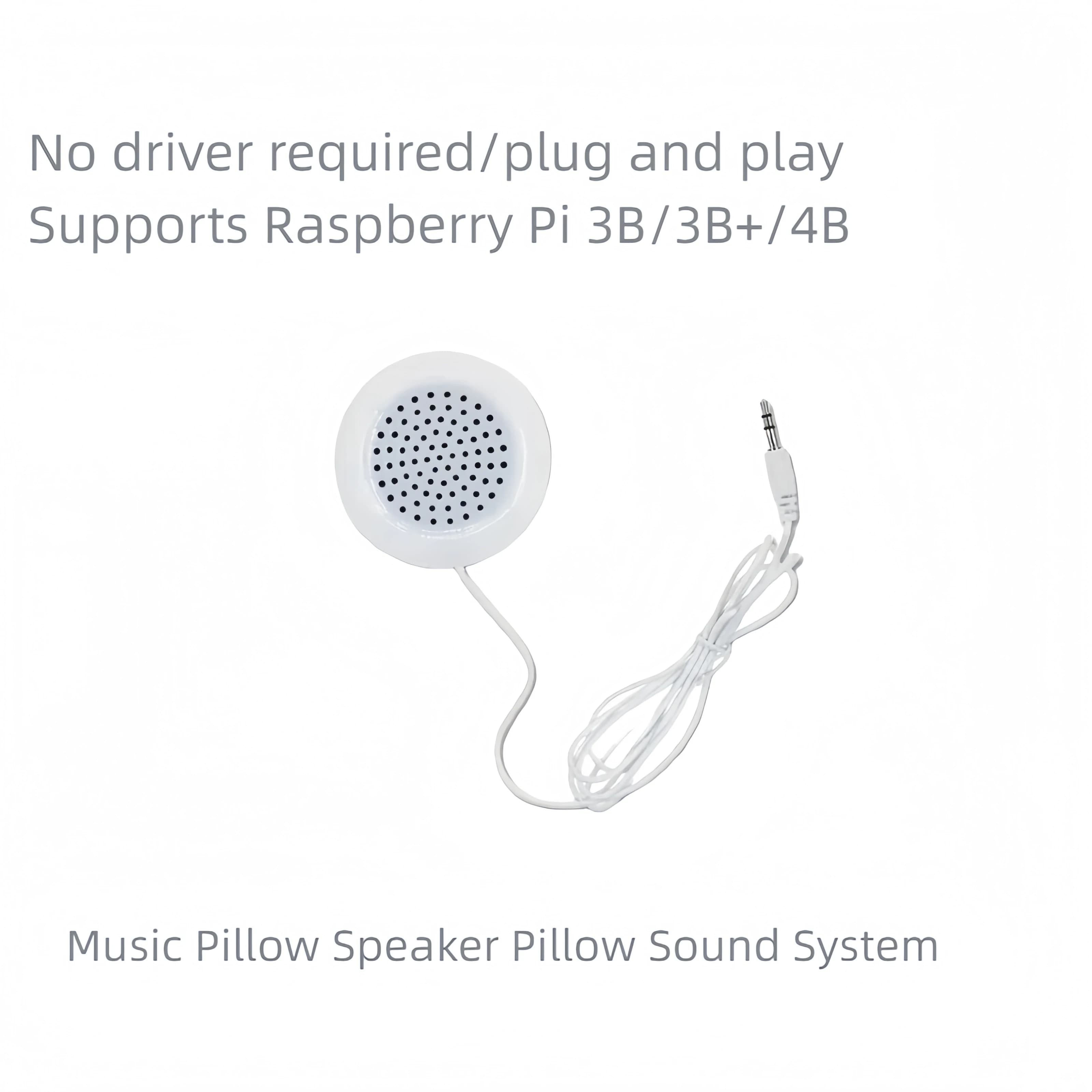 Altoparlante Raspberry Pi Interfaccia da 3,5 mm Cuscino musicale Cuscino universale Altoparlante Mini altoparlante Plug and Play