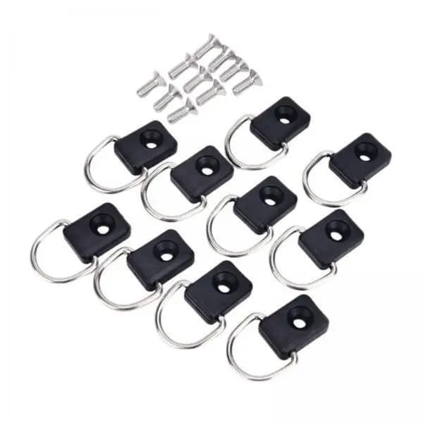 Portable Kayak D Rings Mounting Hardware Easy Install Boat Canoe Rigging for Fishing Kayak Accessories