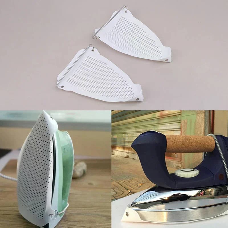 Accessori per coperture in ferro per indumenti con piastra in ferro Tavole da stiro universali Copriscarpe in ferro Protezione in tessuto resistente al calore in PTFE