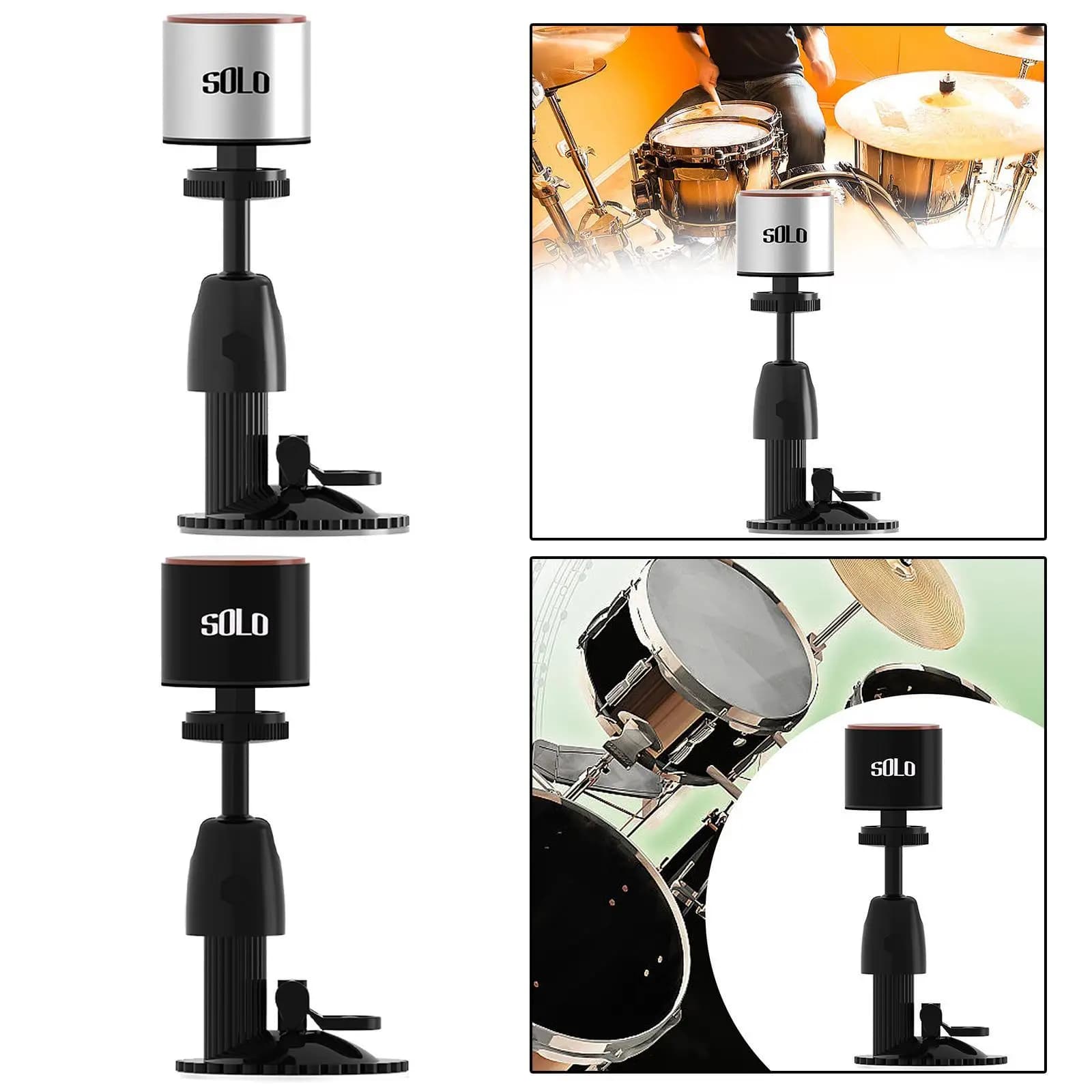 Mini pad per batteria da pratica Pad per pratica portatile leggero Accessori per percussioni per batteria Robusto piccolo per principianti Pad per batteria silenzioso