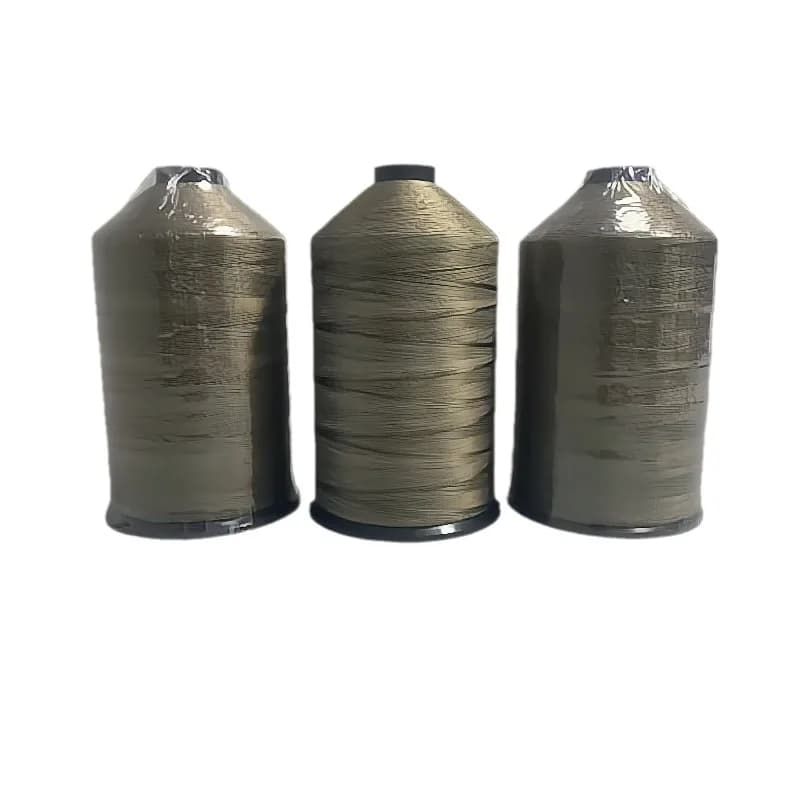 Filo per cucire in fibra di basalto da 860 m, resistente al calore, resistente agli acidi agli alcali, isolante termico per coperta ignifuga con guaina alve
