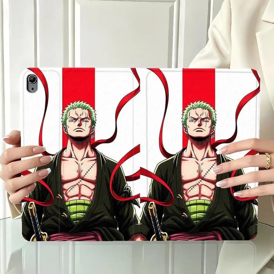 One Piece Zoro Luffy Case for Xiaomi Pad 6s Pro 7 Ultra Redmi Pad SE K Pad 8.8 9.7 12.4 Inch Pad 5 6 7 8 Pro with Pencil Slot