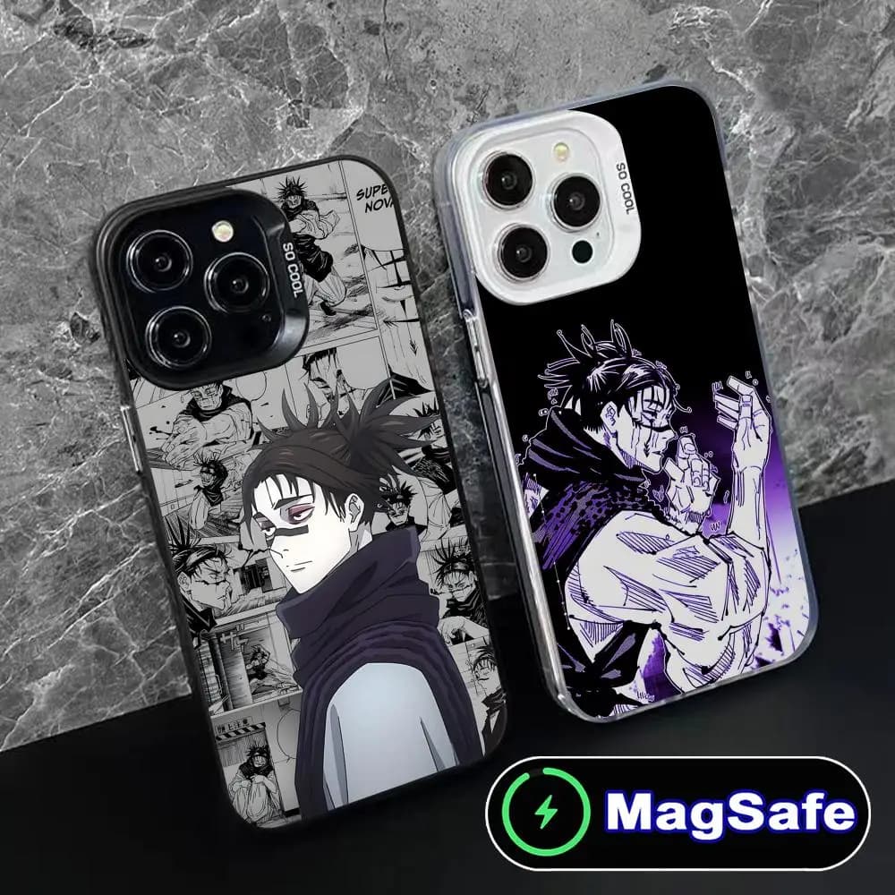 Custodia per Cellulare Jujutsu Kaisen Choso per iPhone 17 16 15 14 13 12 11 Air Pro Max Plus MagSafe, Cover Traslucida Colorata