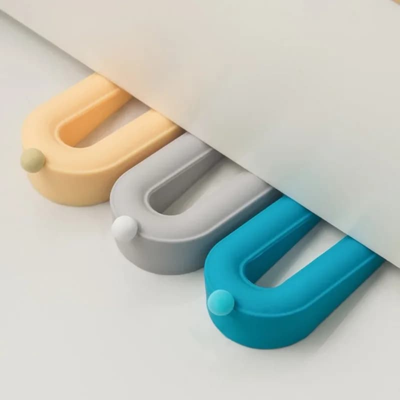 1Pc Tappo per porta in silicone di sicurezza superiore Anti collisione per uso domestico Antivento Porta fissa Aspirazione Carmen