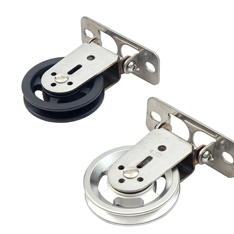 1PC Montaggio A Parete Palestra di Casa Rotante Silenzioso Puleggia Bodybuilding Puleggia Lat Cavo di Sollevamento Puleggia Muscolare Muta Ruota Cuscinetto Girevole
