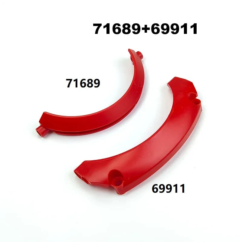 71689 69911 pannello auto parafango ad arco 13x2x5 mattoni giocattoli per tecnica MOC vendita fai da te edifici blocchi parafango #41 ad arco