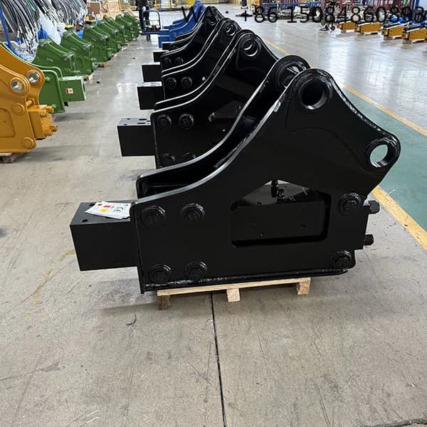 Heavy Duty Hydraulic Rock Pile Breaker Hammer, Competitive Price Excavator Attachment For Foundation Construction Crushing Works