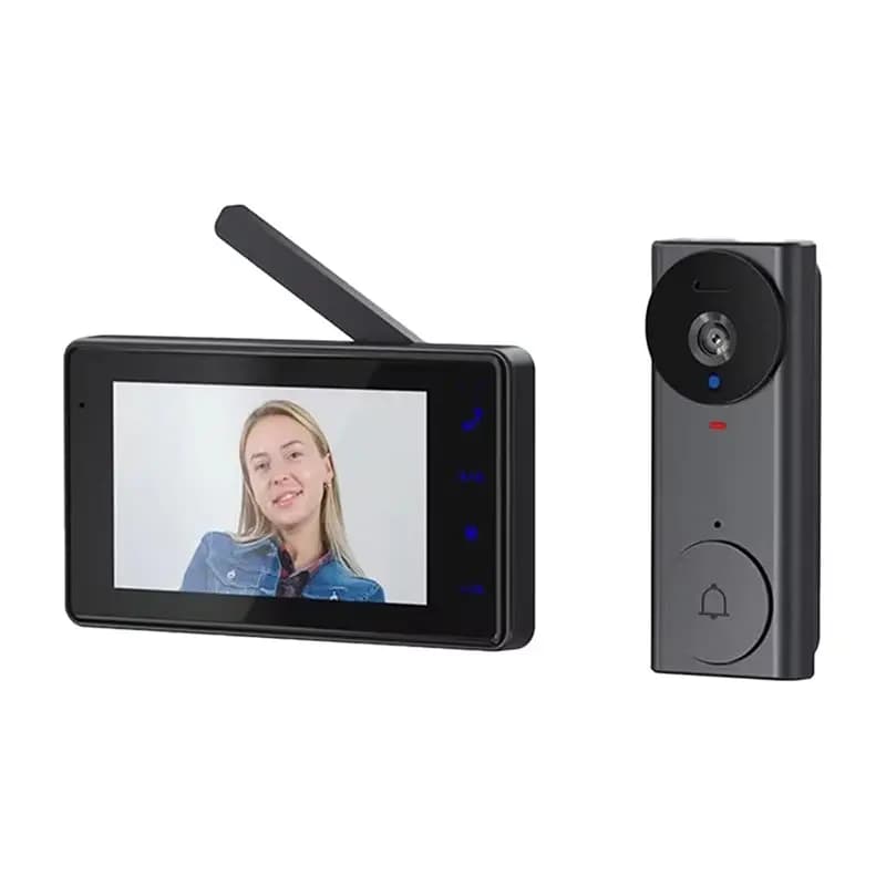 【GIORNO DEL GIORNO DI GRAZIA】Videocitofono Intelligente con Doppio Audio e Video, Controllo a Pulsante, Telecamera per Casa