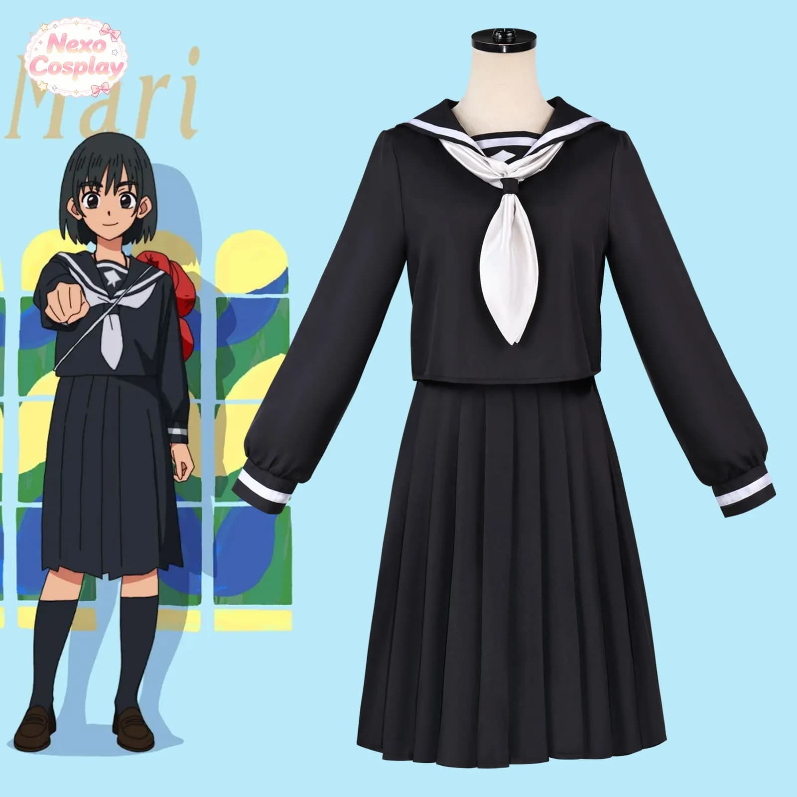 Goodbye, Lara / Sayonara Lara Mari Otsu Cosplay Costume Anime Party Uniform Hallowen Play Role Clothes Clothing NexoCosplay