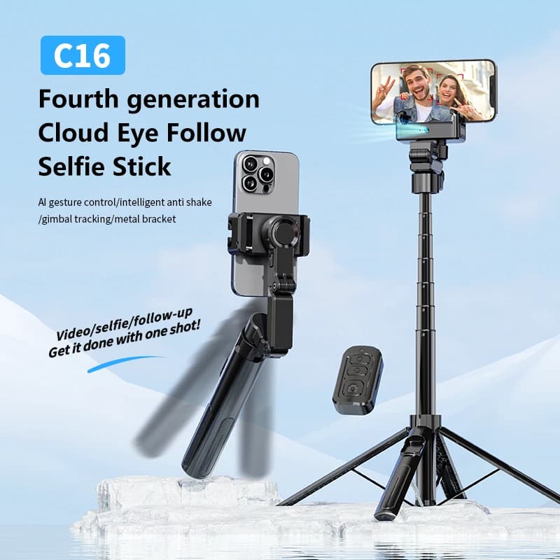 FANGTUOSI 2026 NUOVO Smartphone pieghevole palmare Gimbal cellulare registrazione video stabilizzatore Vlog per iPhone 14 Xiaomi Huawei