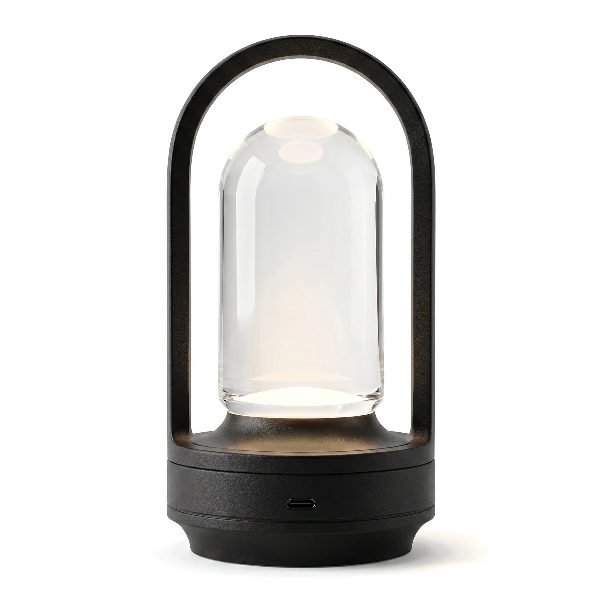 Lampada Lanterna LED Ricaricabile Moderna, Lampada da Comodino Senza Fili con 3 Temperature di Colore, Luce Notturna Portatile Dimmerabile