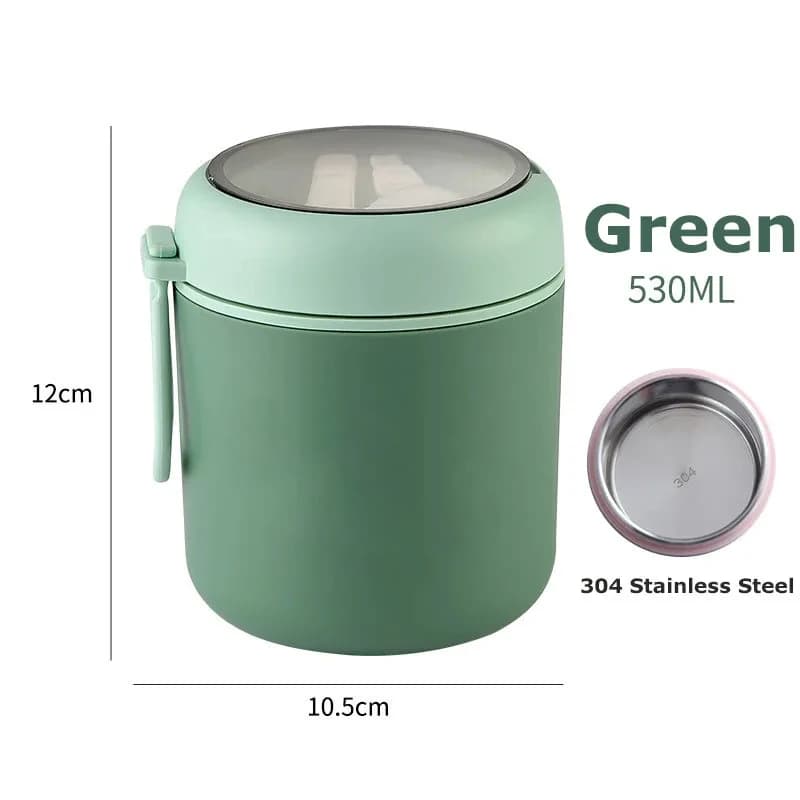 F5 530ml/710ml Food Thermal Jar Insulated Soup Cup Thermos Containers Stainless Steel Lunch Box Thermo Keep Hot School Children
