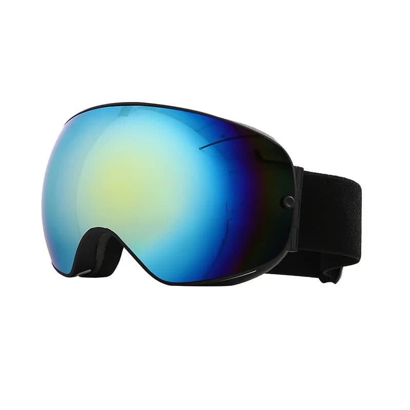 Occhiali da sci sferici professionali Doppia lente antiappannamento Occhiali da sci in materiale TPU compatibili con il casco