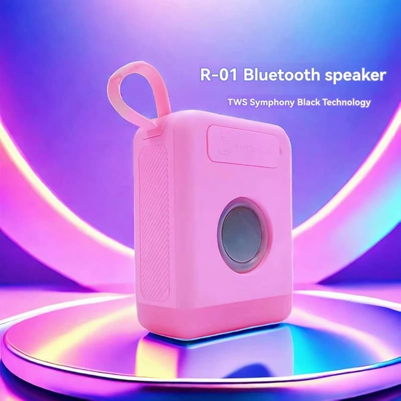 Super Sale Mini Outdoor Bluetooth Speaker Light Weight Fabric-Covered Mini Speaker Wireless Bluetooth Speaker with Subwoofer Blu