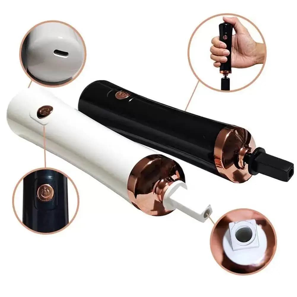 Glue Agitator for Eyelash Extensions, Electric Shader for Nail Lacquer, Electric Shader to Save Time, Vibration Tool, Nail Collar