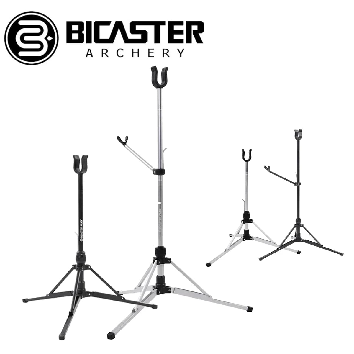 Supporto per Arco Ricurvo BICASTER FLEX BOW STAND, Porta Arco Lungo e Corto, Accessorio Portatile per Tiro con l'Arco Professionale
