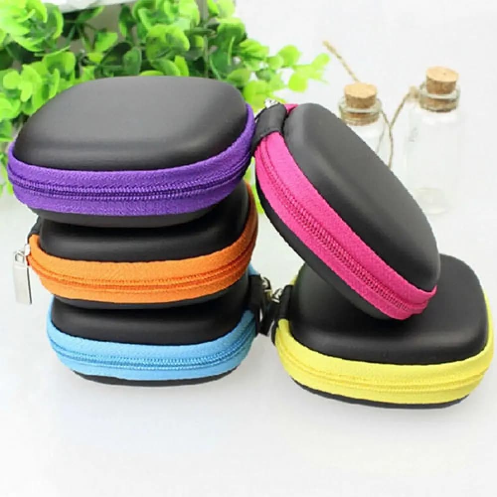 Wireless Wired Earphone Case Data Cable Organizer Headphone Case Headphone Protective Headphone Case Auricolari Hard Card Bag TF/SD
