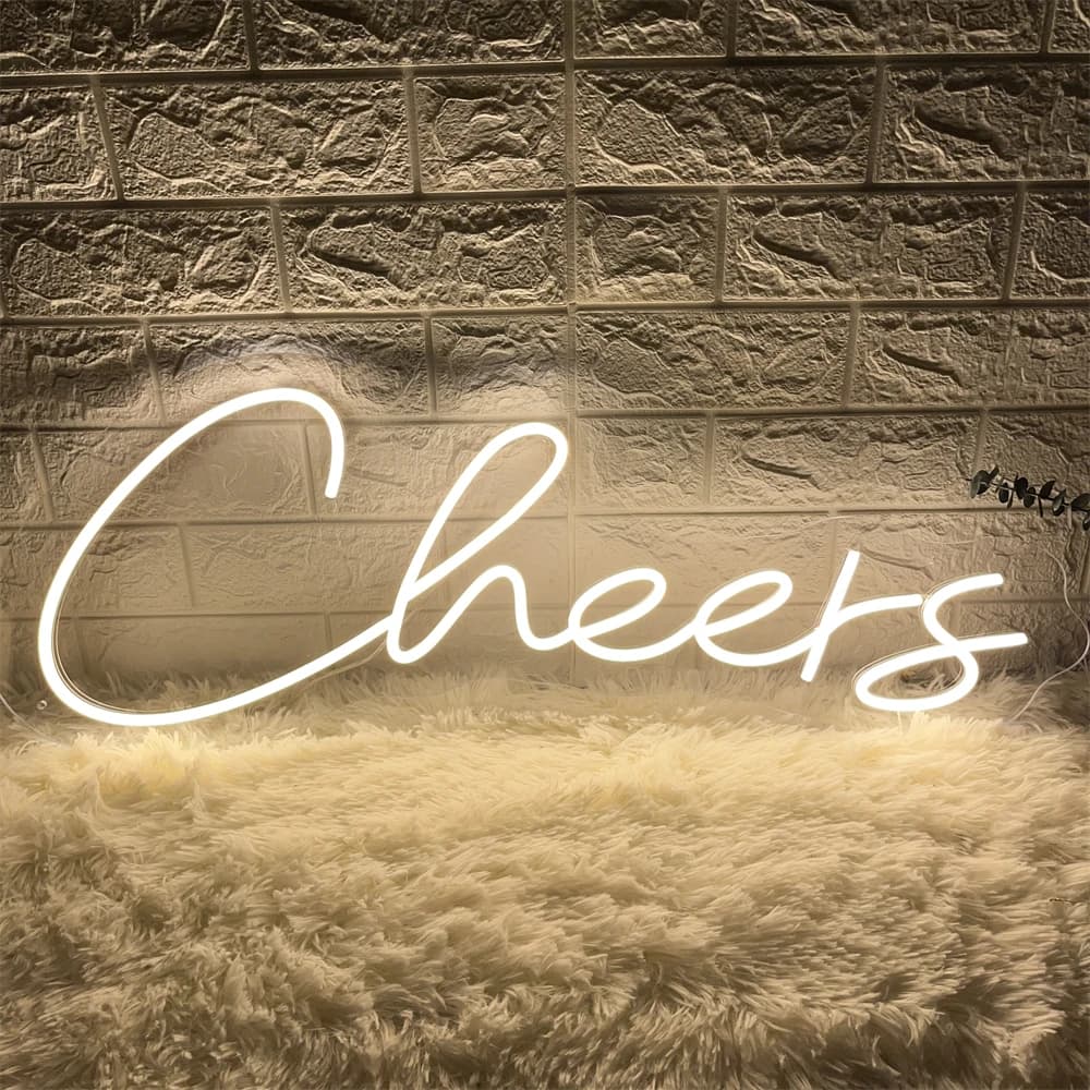 Insegna al neon personalizzata Lettera LED Neon Light Estetica Room Decor Decorazione di nozze Camera da letto Bar Party Drink Chill Relax Enjoy Sign