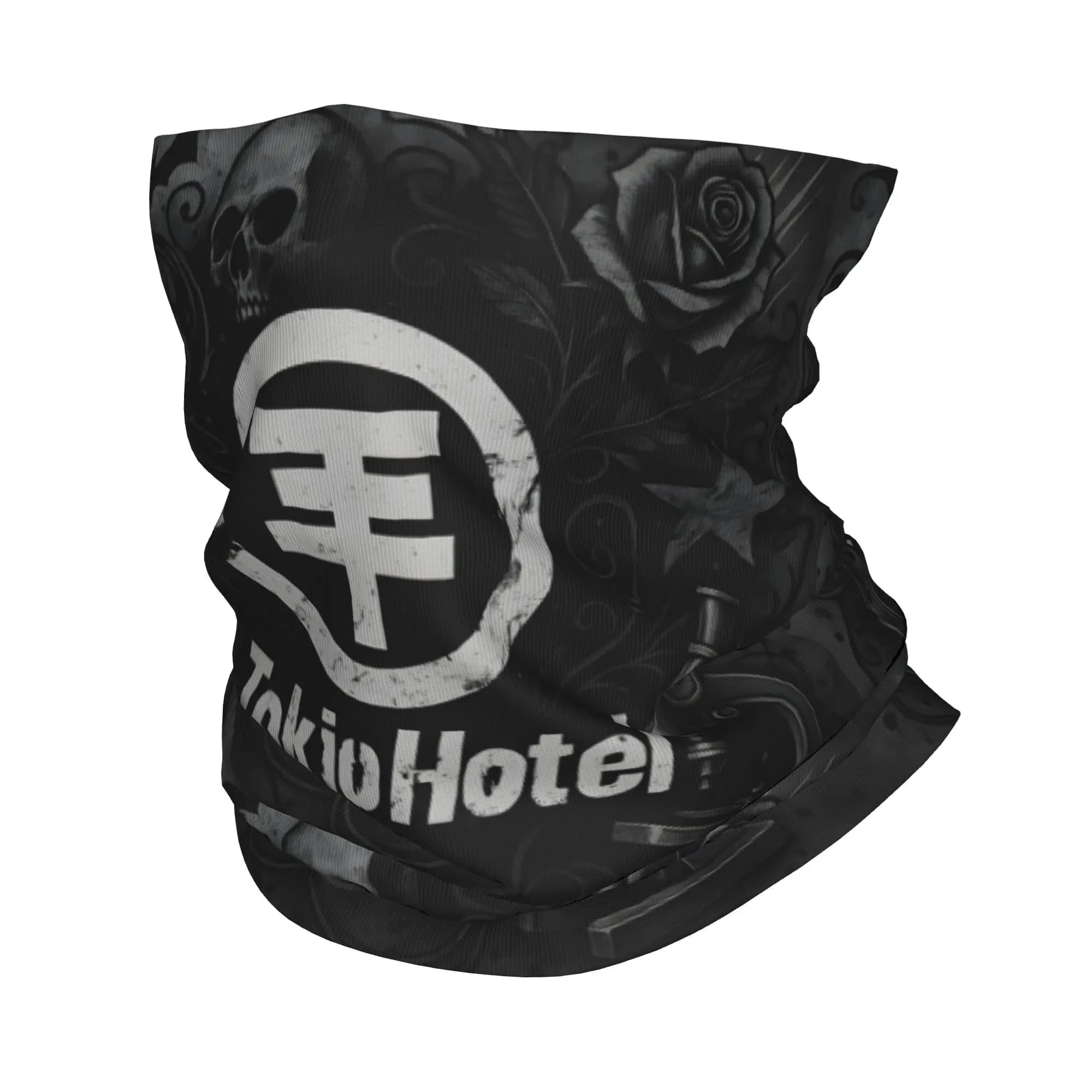 Scaldacollo Bandana Personalizzato T-Tokios H-Hotels per Uomo e Donna, Sciarpa Invernale per Escursionismo e Sci, Copriviso Pop Rock